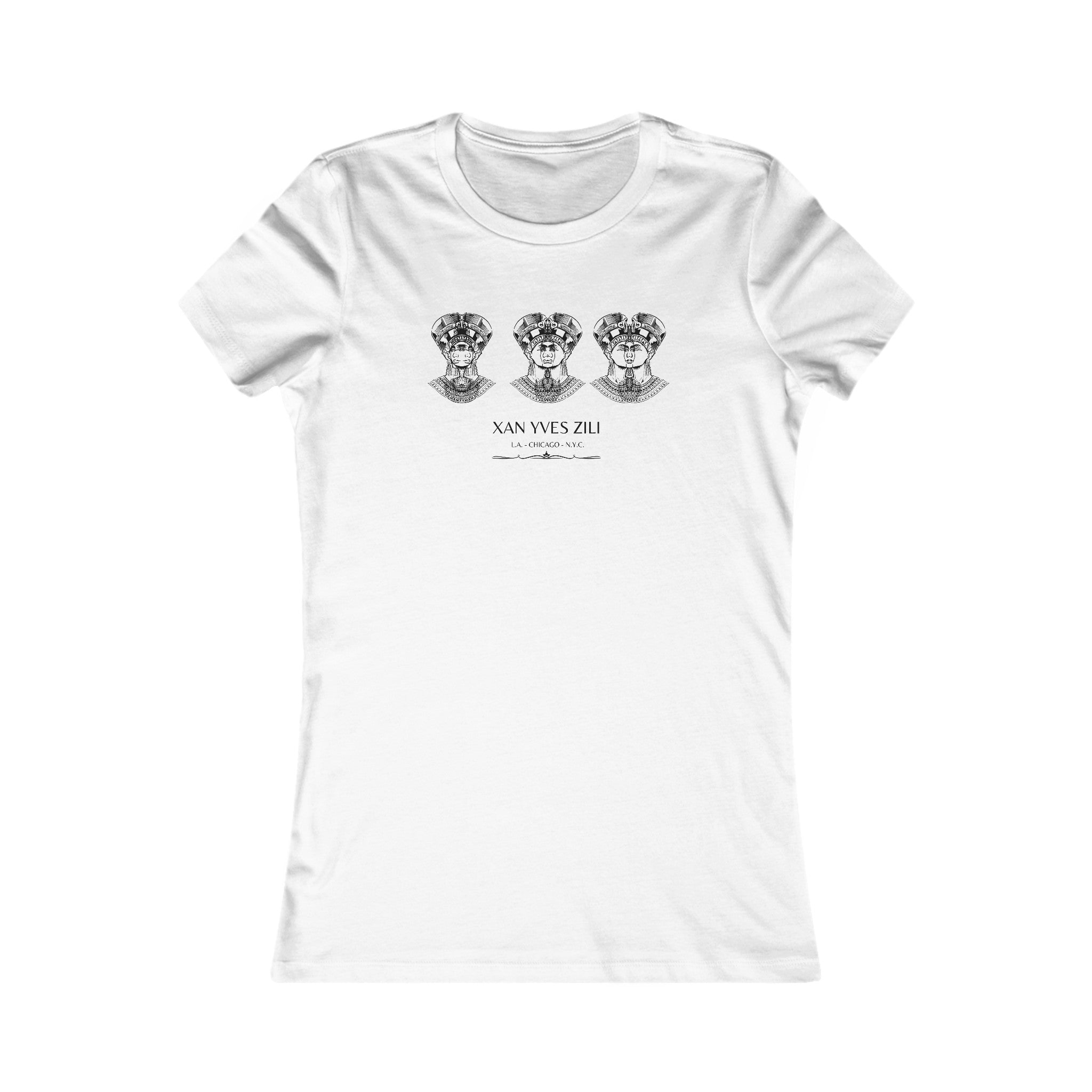 Xan Yves Zili Queens Cleo's Heads Collide Tee
