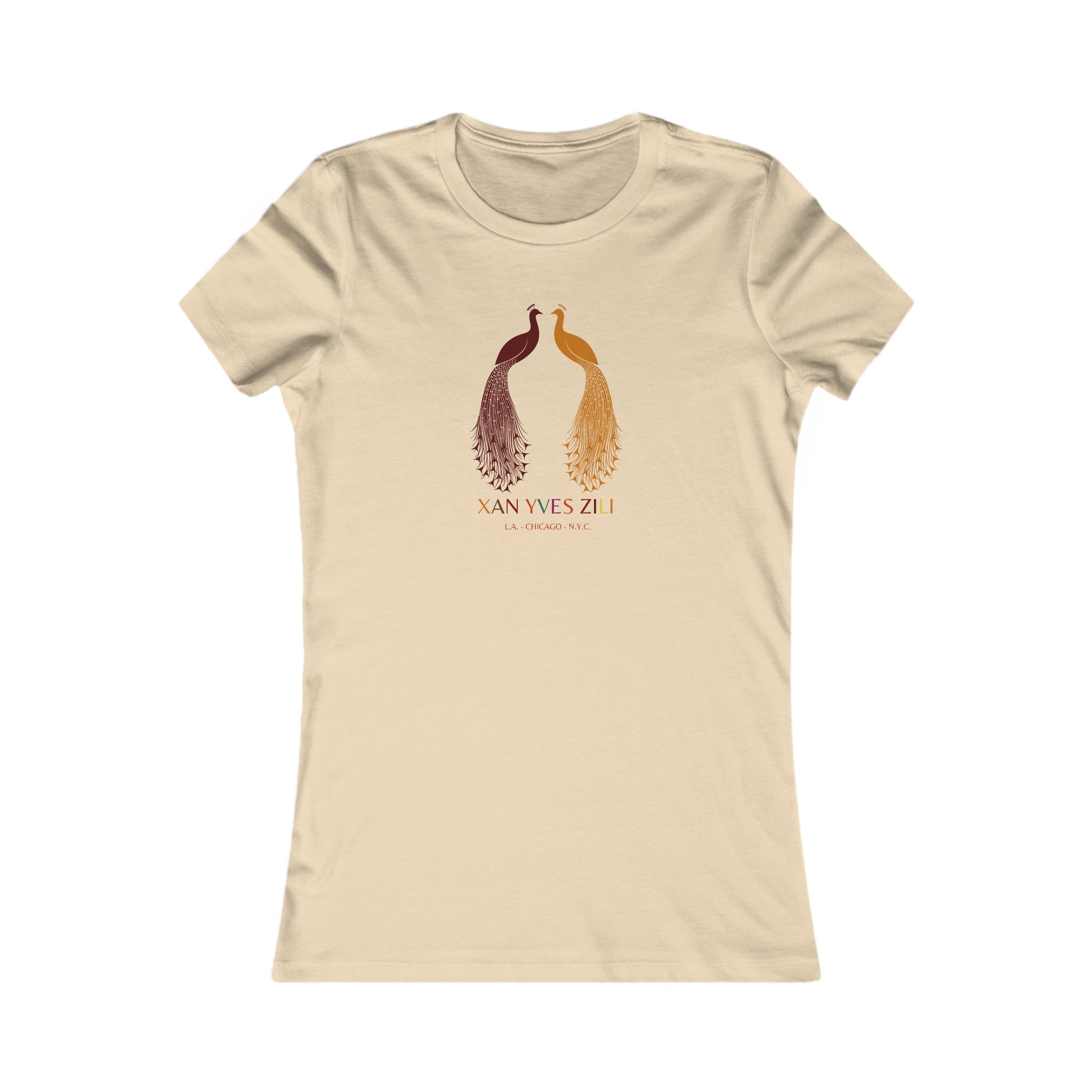 Xan Yves Zili 'Courting Peacocks' Elegance Tee
