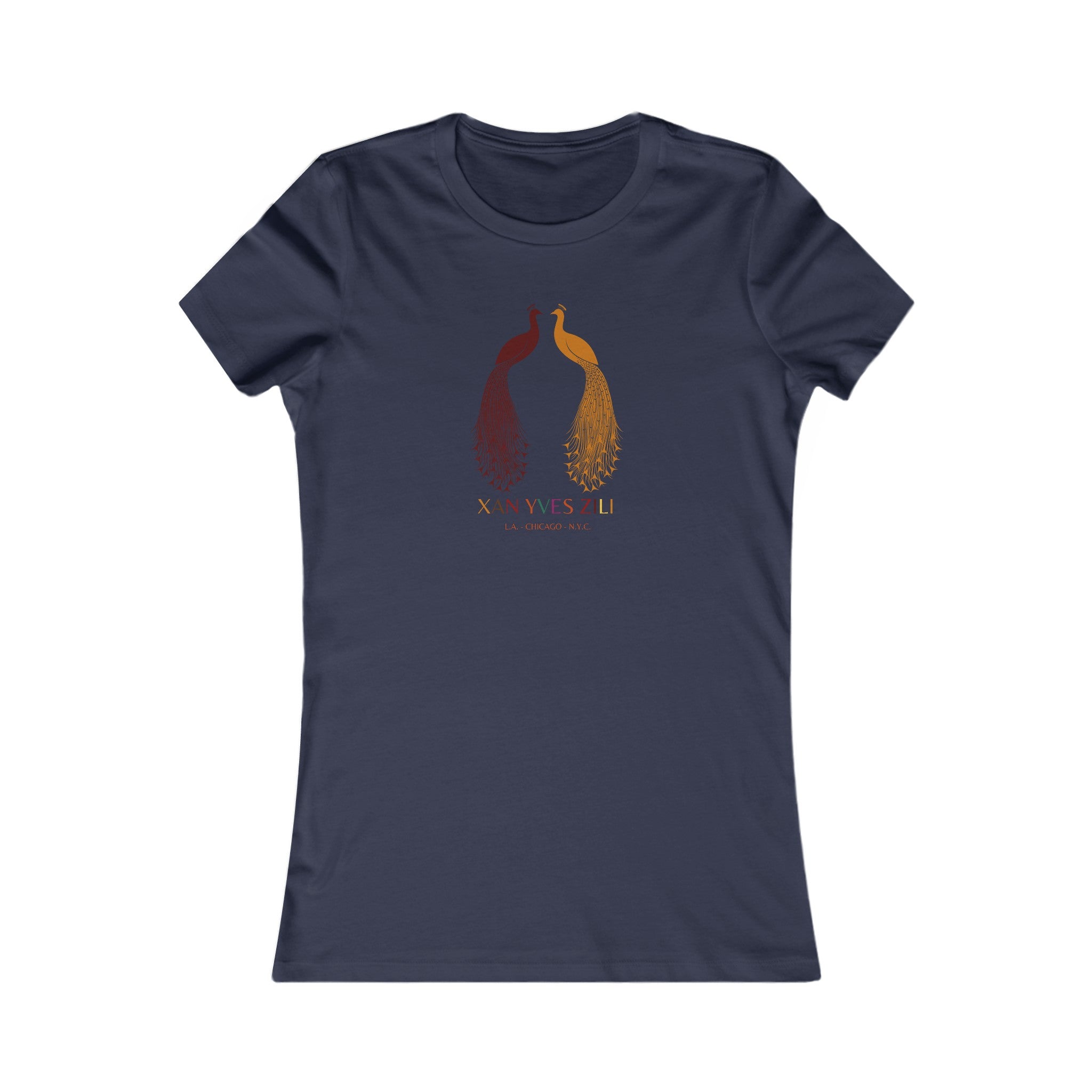 Xan Yves Zili 'Courting Peacocks' Elegance Tee