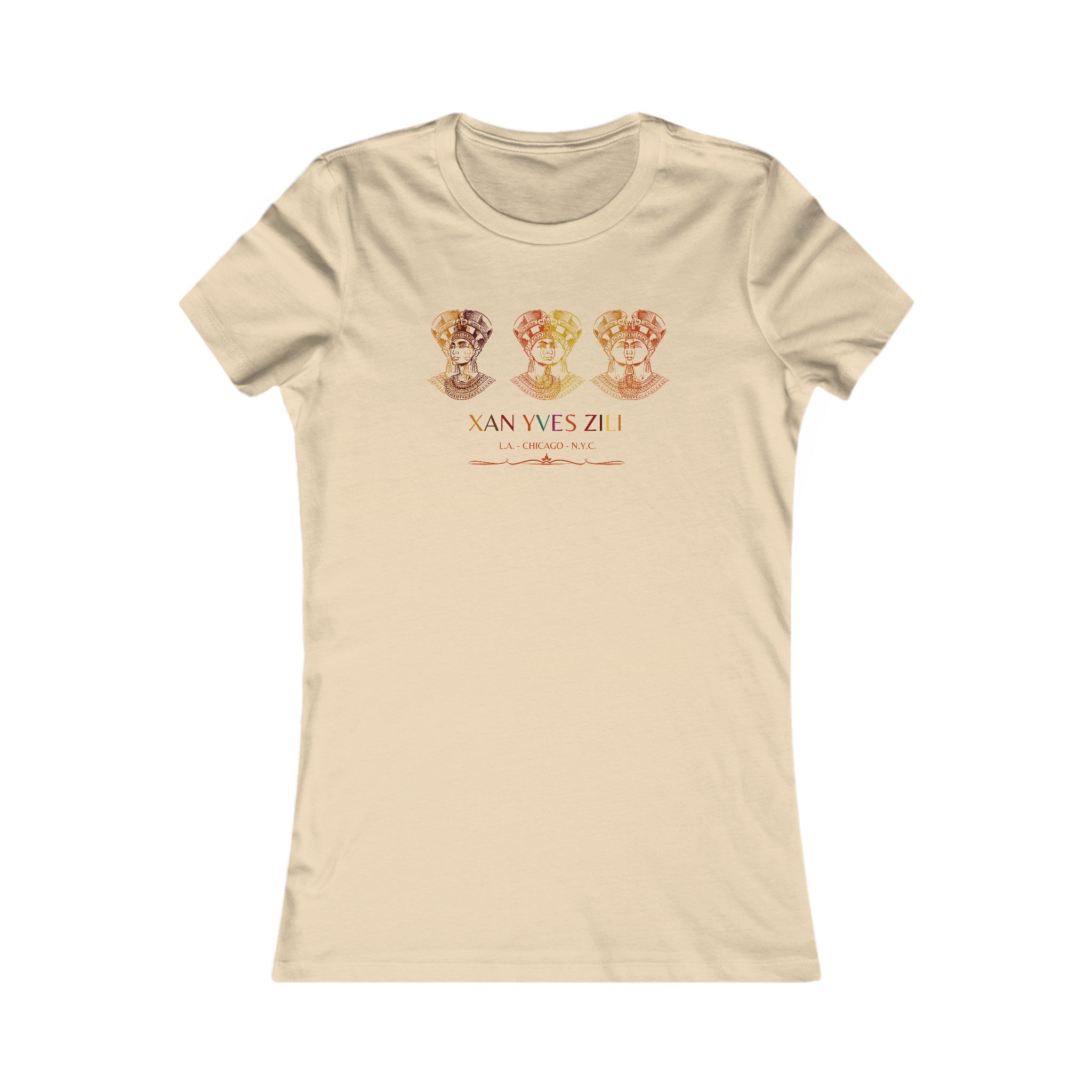 Xan Yves Zili Queens Cleo's Heads Collide Tee