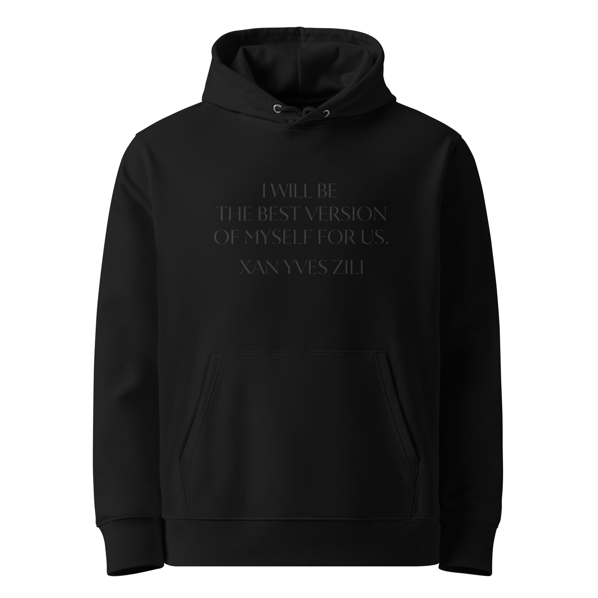 Xan Yves Zili's "The Pledge" Essential Eco Hoodie