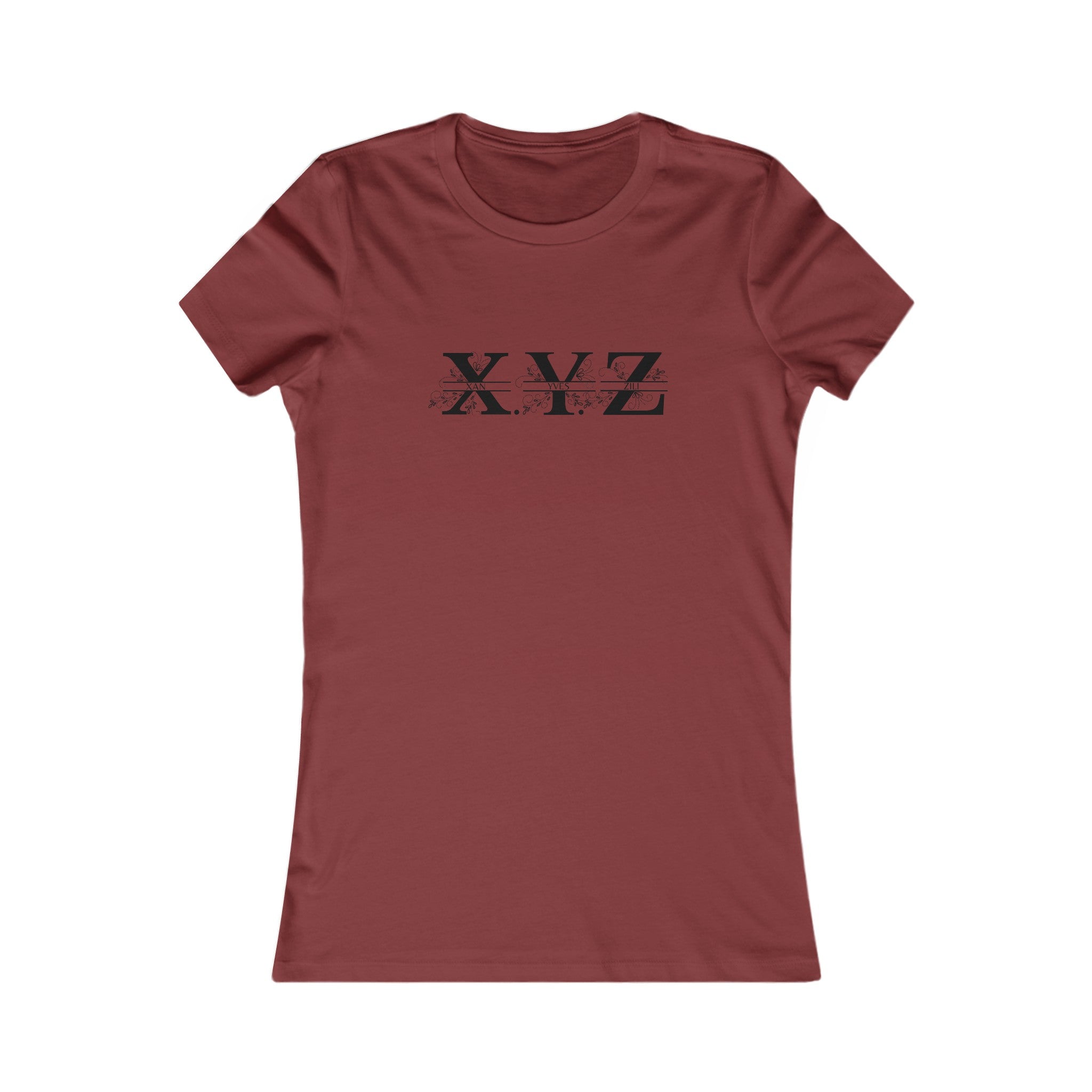 XYZ - Elegant Monogram Signature Tee