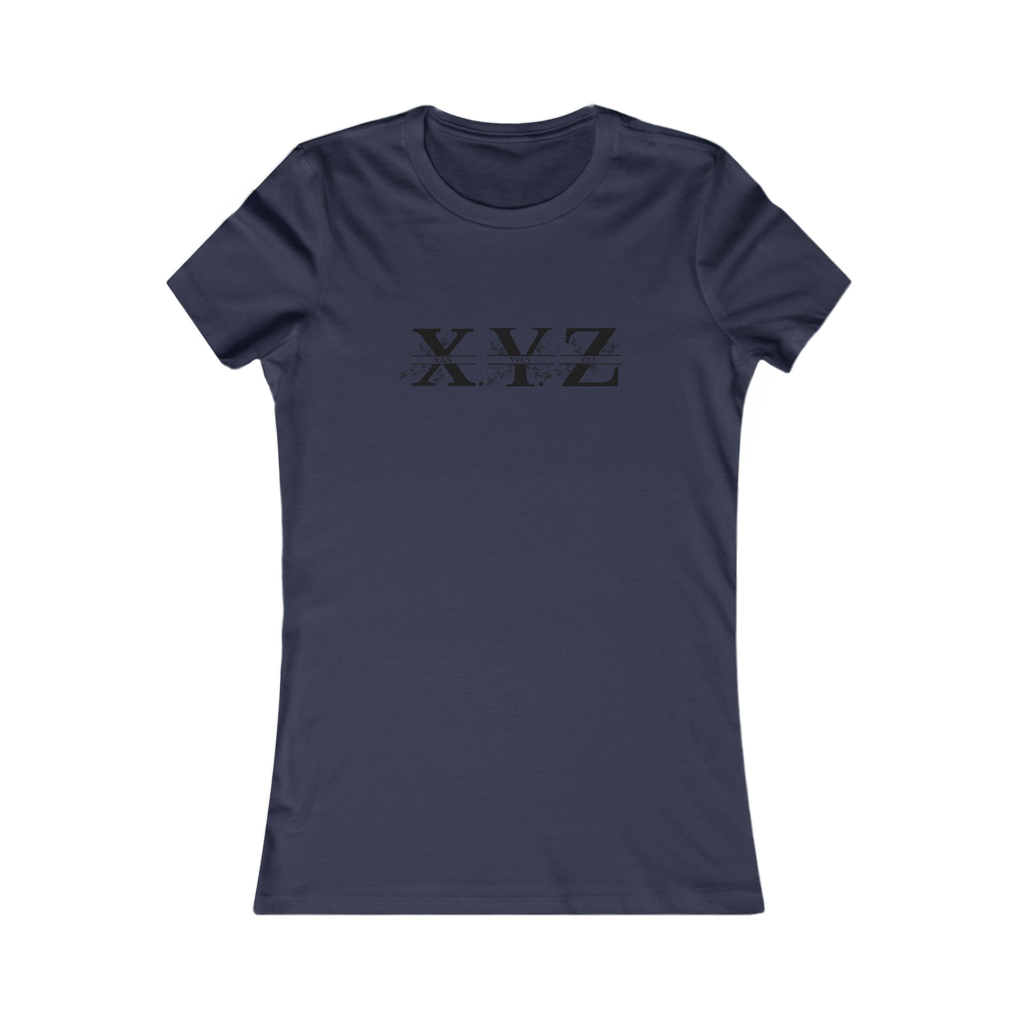 XYZ - Elegant Monogram Signature Tee