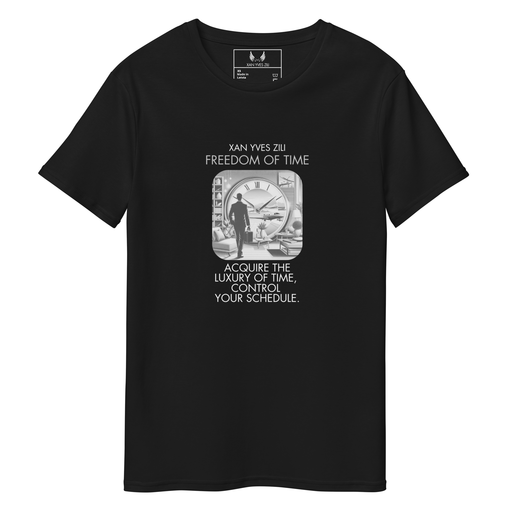 XAN YVES ZILI'S FREEDOM OF TIME - PIMA COTTON PREMIUM T-SHIRT