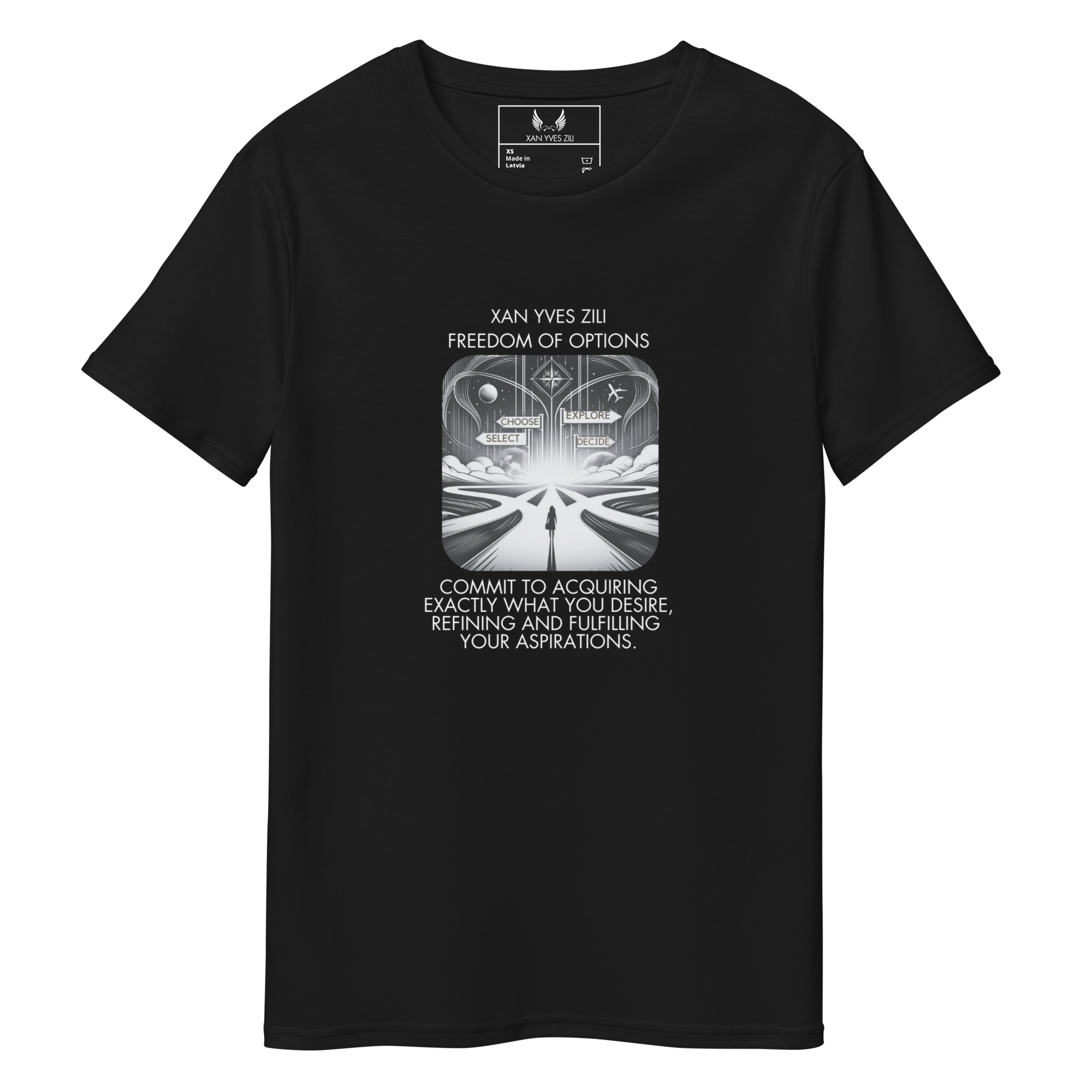 Xan Yves Zili's Freedom of Options - Pima Cotton Premium T-shirt