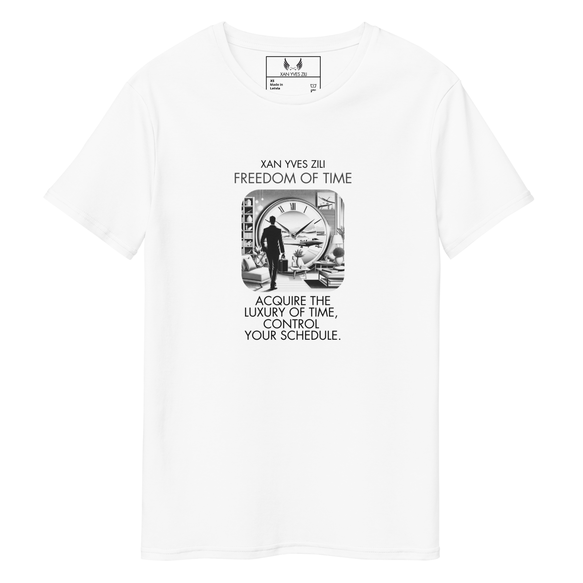 XAN YVES ZILI'S FREEDOM OF TIME - PIMA COTTON PREMIUM T-SHIRT