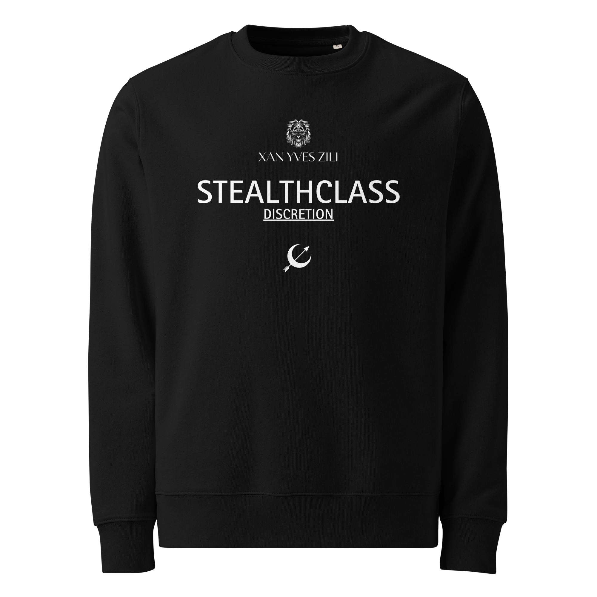 Xan Yves Zili's "StealthClass" Essential Eco Embroidered sweatshirt