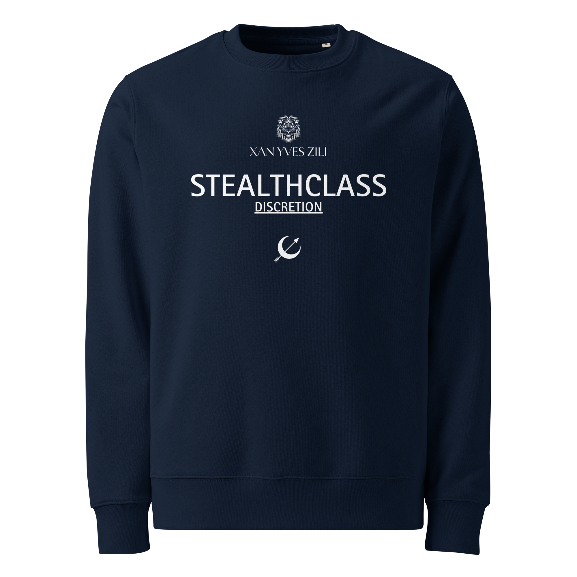 Xan Yves Zili's "StealthClass" Essential Eco Embroidered sweatshirt