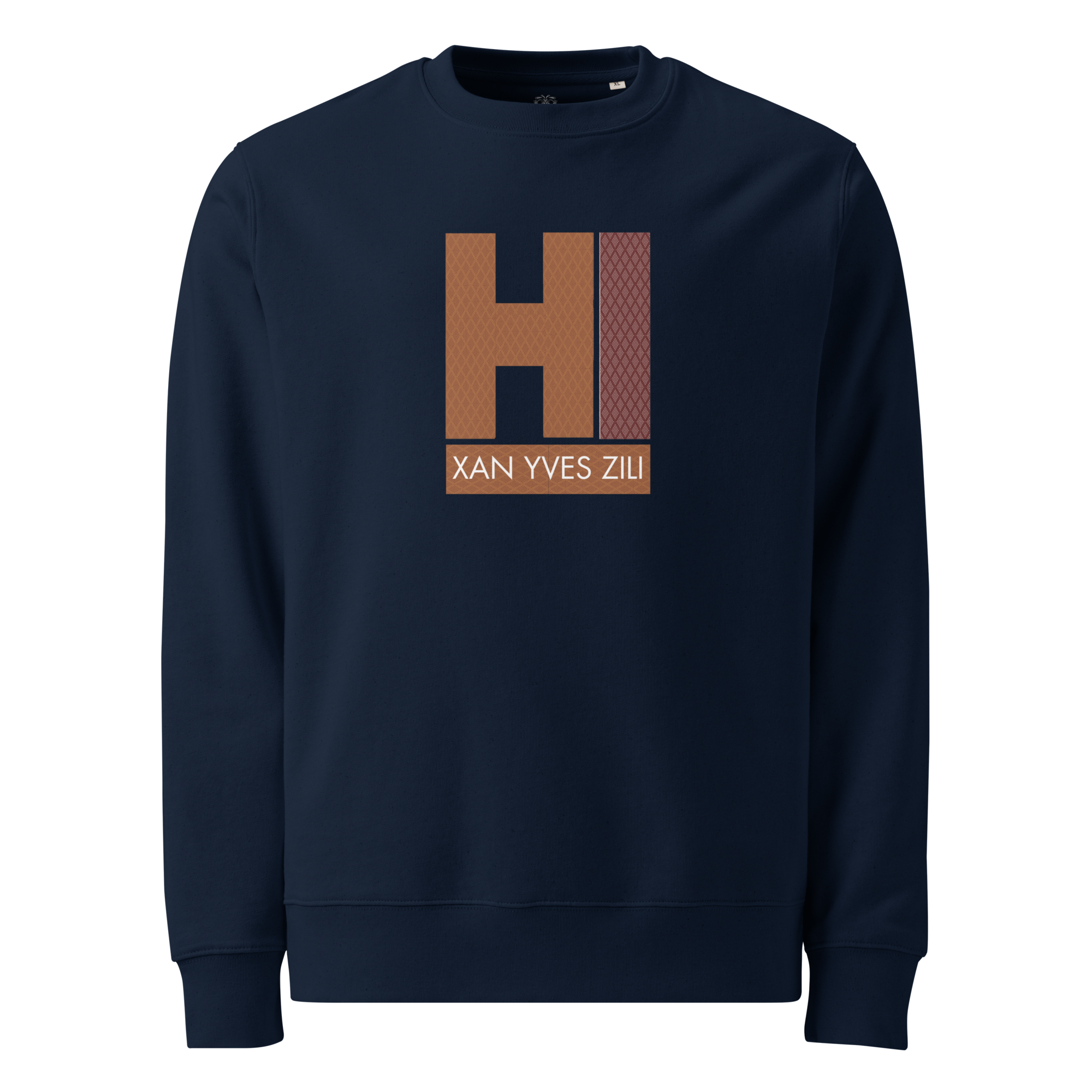 Xan Yves Zili's "HI" Premium Essential Eco Heavyweight Sweatshirt