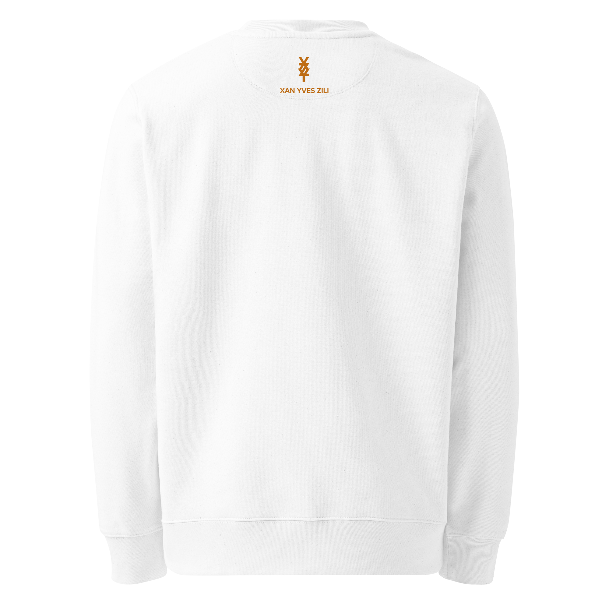 Xan Yves Zili's "HI" Premium Essential Eco Embroidered Heavyweight Sweatshirt