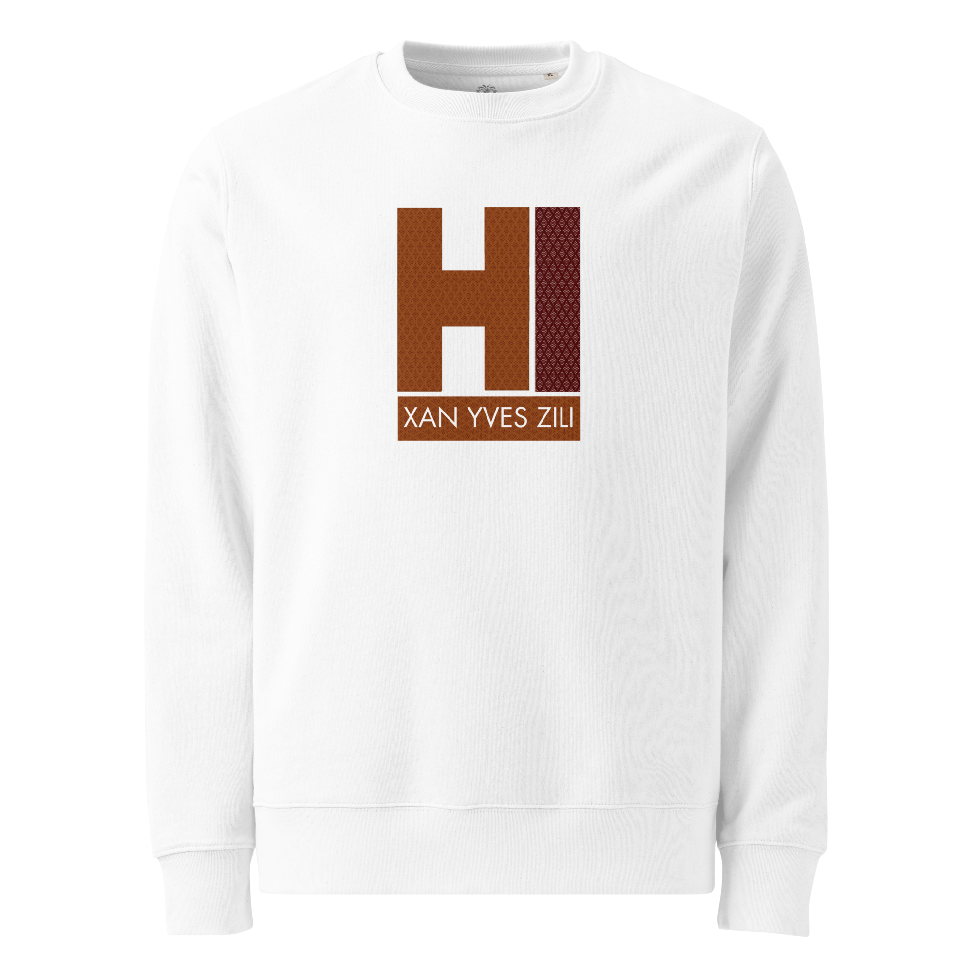 Xan Yves Zili's "HI" Premium Essential Eco Heavyweight Sweatshirt