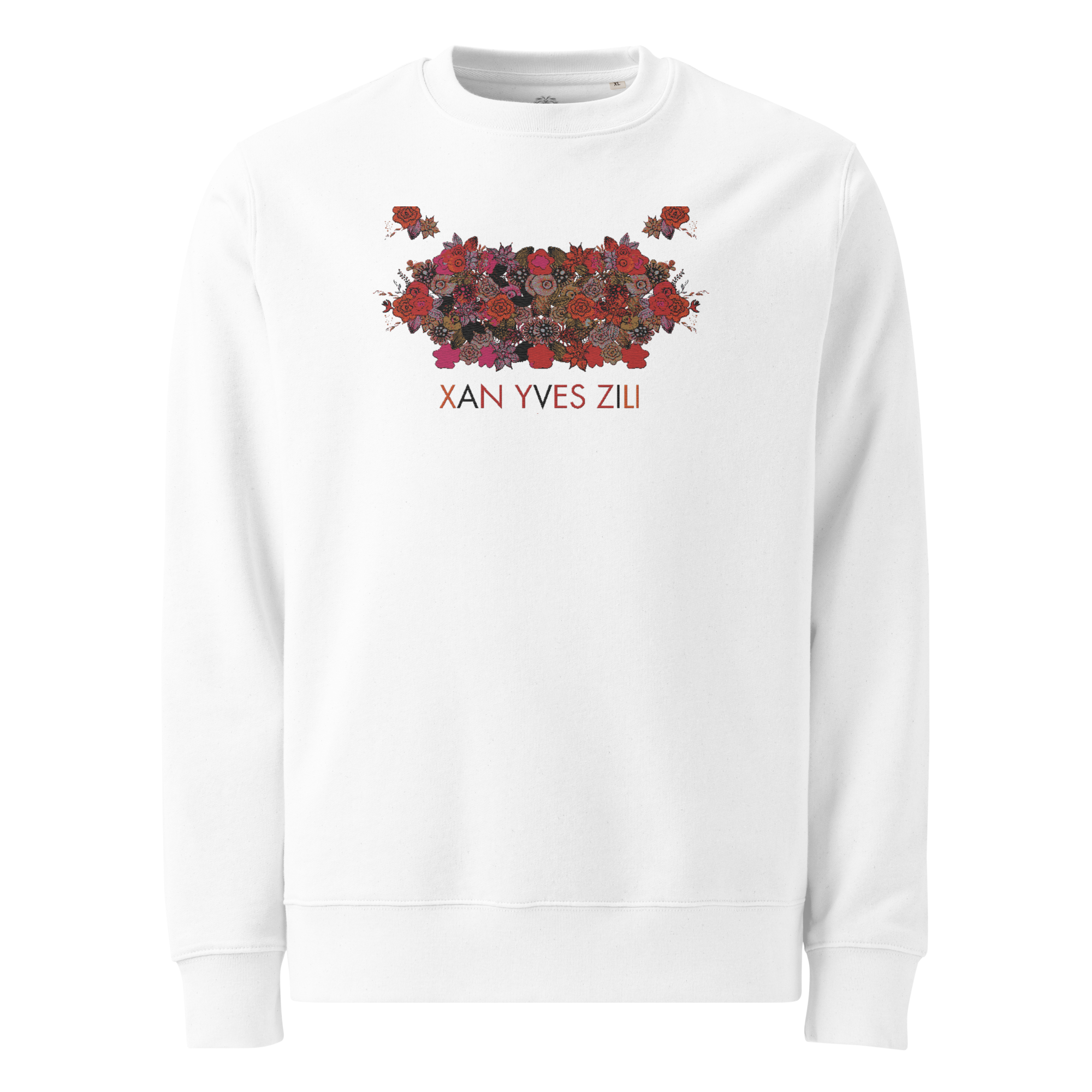 Xan Yves Zili's Blossoming Beauty Eco Embroidered Sweatshirt