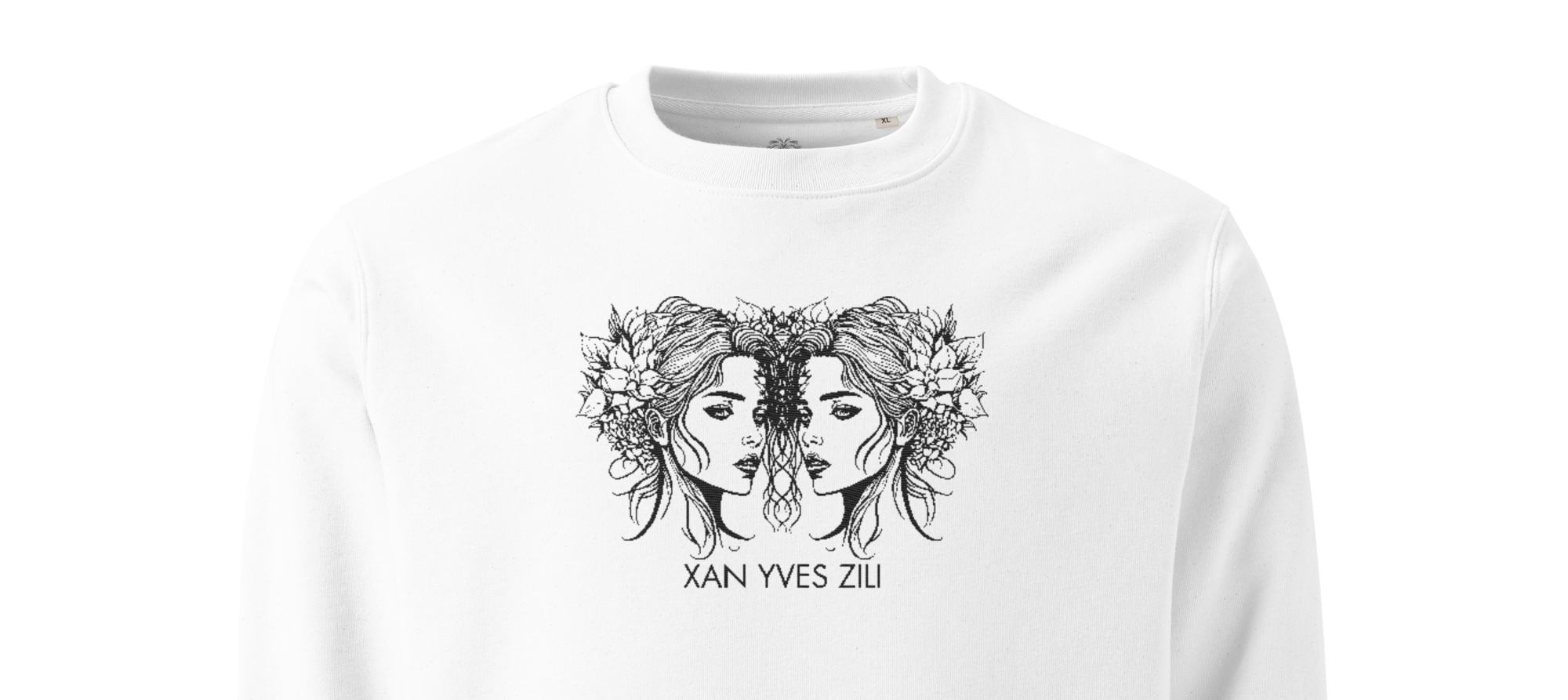 Xan Yves Zili's Xandria Essential Eco Embroidered Sweatshirt.