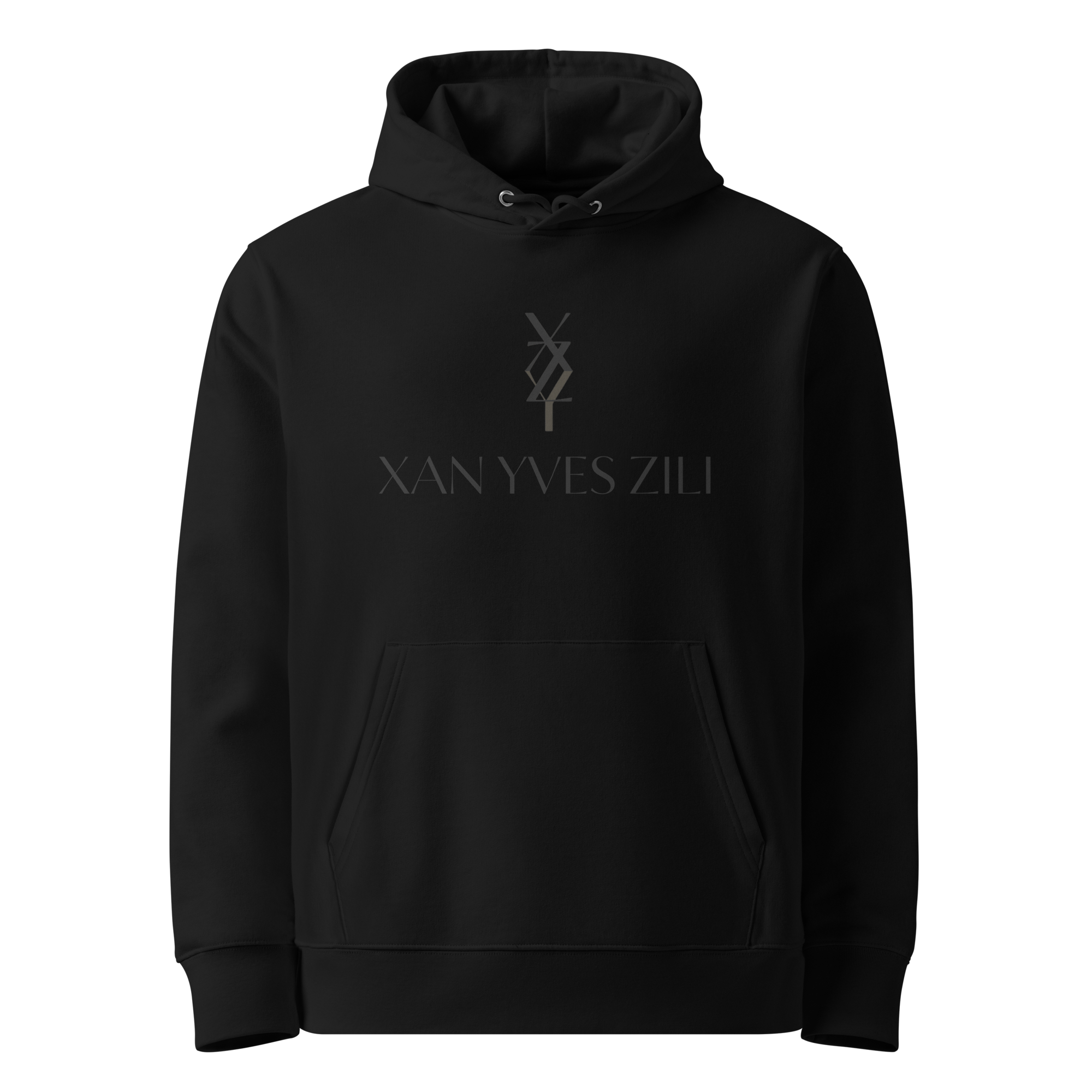 Xan Yves Zili's "Monogram" Premium Essential Eco Heavyweight Hoodie