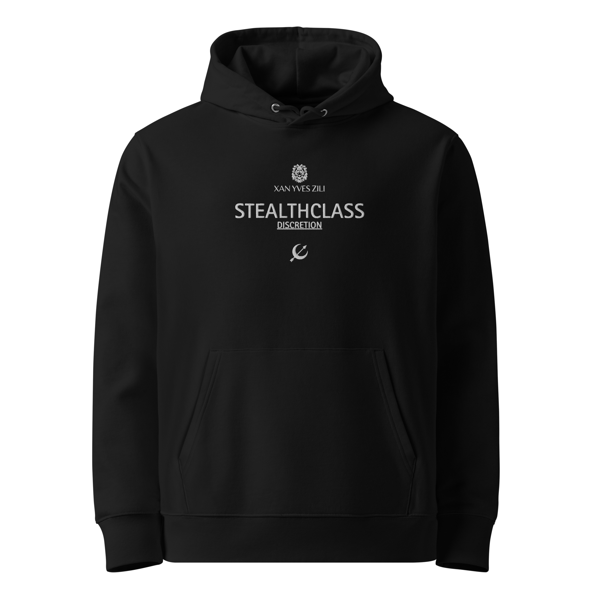 Xan Yves Zili's "StealthClass" Essential Eco Embroidered Hoodie