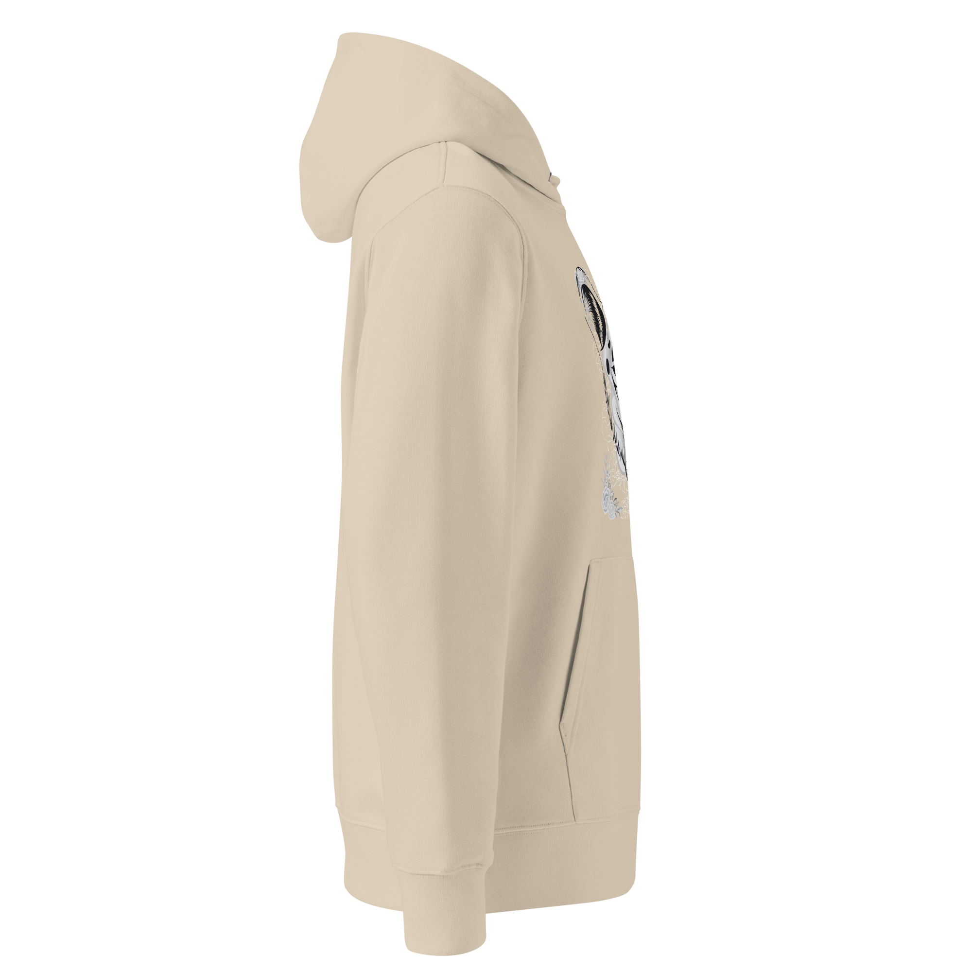 Xan Yves Zili's "Lioness Elegance" Essential Eco Hoodie