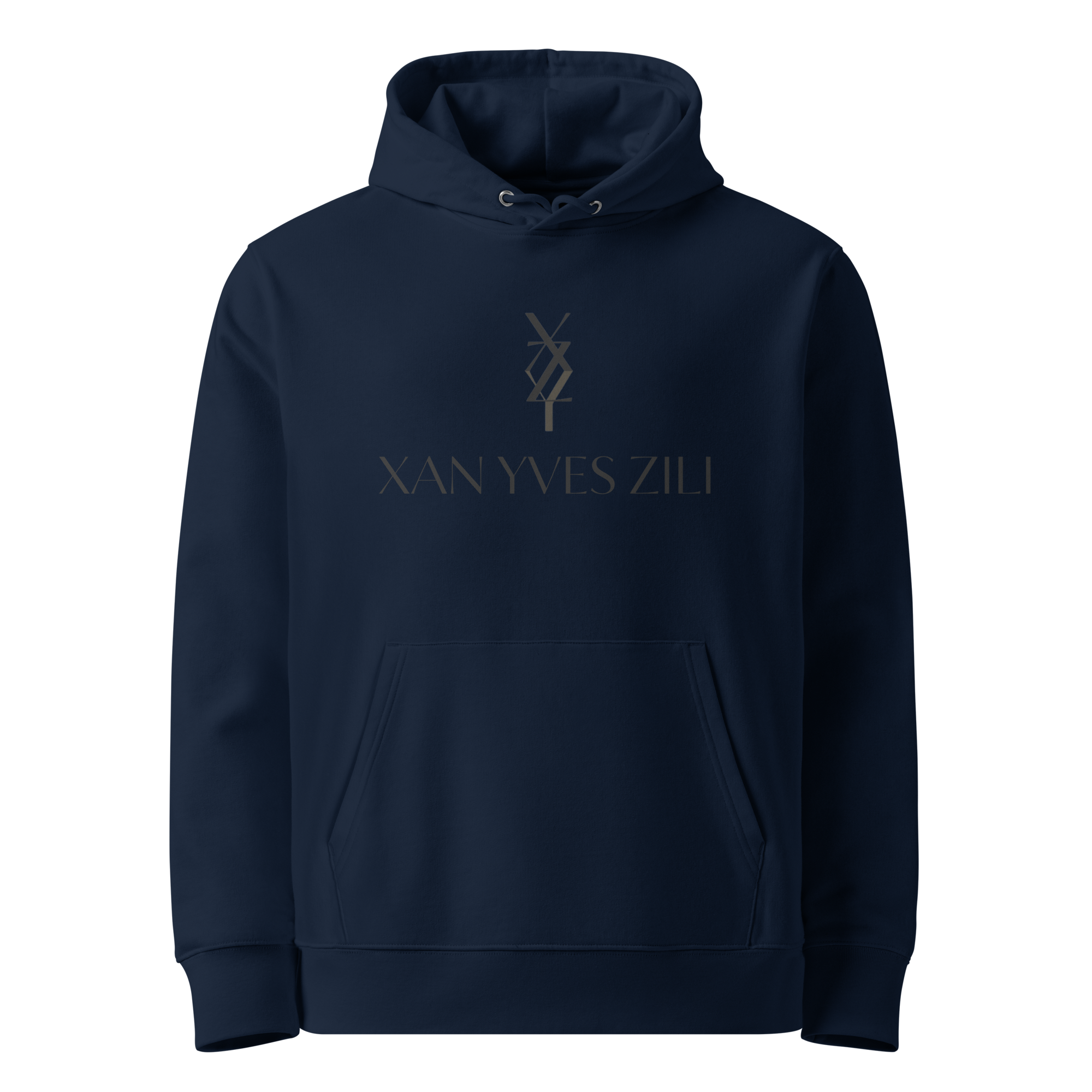 Xan Yves Zili's "Monogram" Premium Essential Eco Heavyweight Hoodie