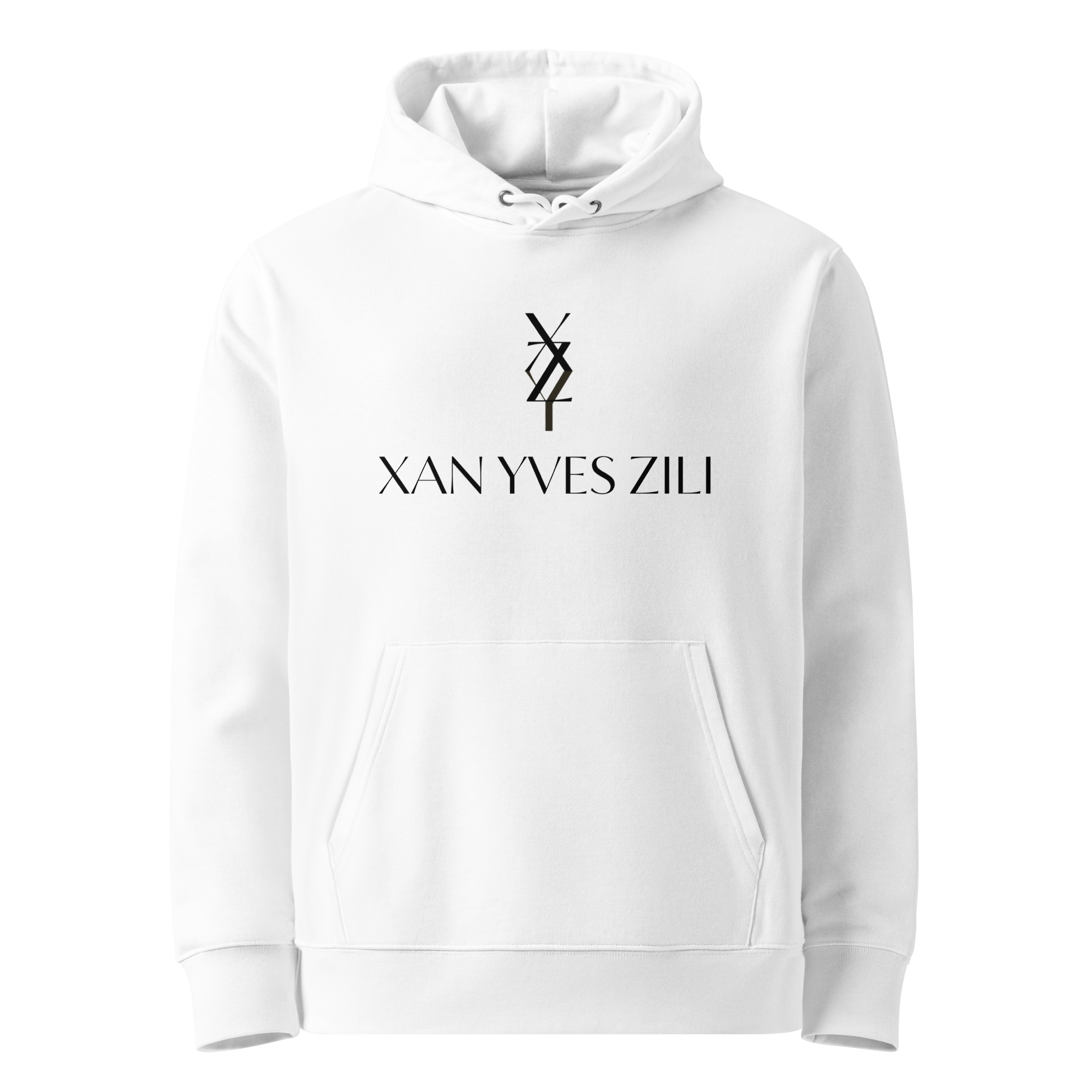 Xan Yves Zili's "Monogram" Premium Essential Eco Heavyweight Hoodie